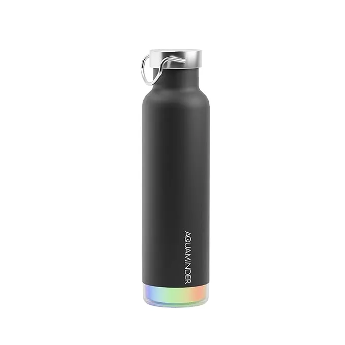 Smart Water Bottle | RGB LED Glow & Timer Hydration Reminder with BT Mobile Phone Connection, Thames with App