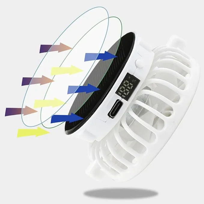 Solar Charged Ventilated Hat 4-8H Runtime Adjustable Sun Cap with Cooling Fan for Men Women Outdoor Sports Unisex Breathable Cooling Fan Cap