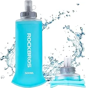 Soft Flask TPU Running Water Bottle 500ml Collapsible Water Bottle Leak-proof Drinking Bottle Drinking Bottle Outdoor Sports Water Bladder Hydration Backpack