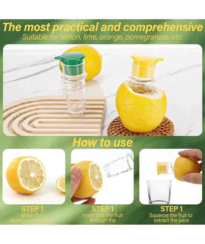 Lemon Squeezer, Lemon Juice Squeezer, Small and Portable Manual Juicer Easy and Convenient to Use Perfect for Oranges Lemons and Other Citrus Fruits