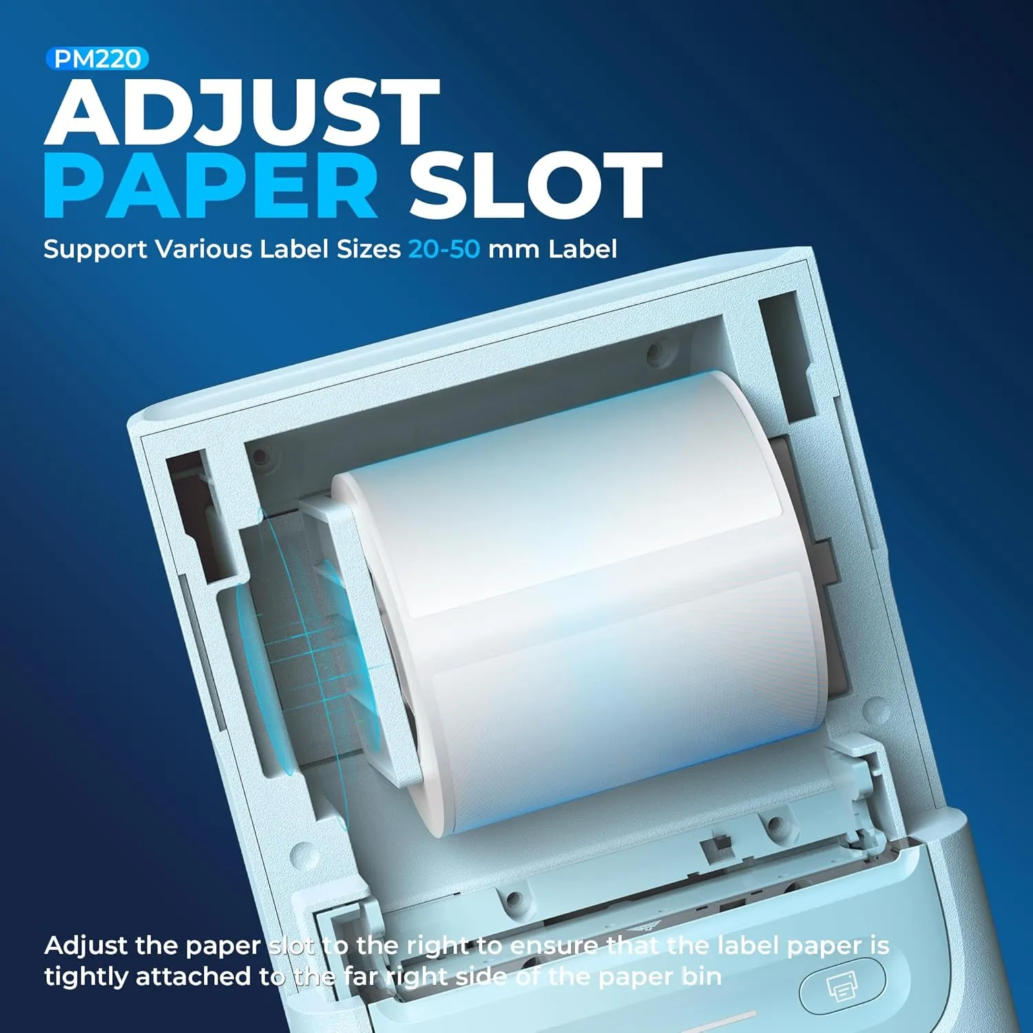 Bluetooth Label Maker Machine with Tape, 2 Inch Portable Thermal Printer for Small Business, Address, Logo, Clothing, Sticker Printer for Phones & PC