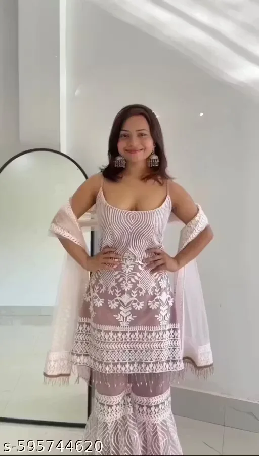 NEW DESIGNER BUDGET FRIENDLY PARTY WEAR READYMADE EMBROIDERY